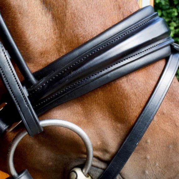 Rundsydd hodelag Premium fra Brisque Bridlewear